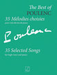 The Best of Poulenc Vocal Solo & Collections sheet music cover